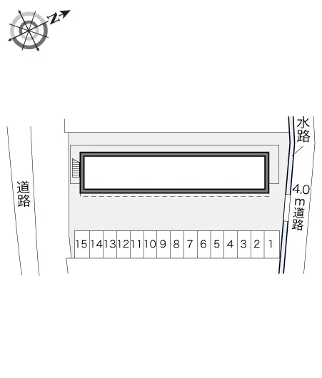 ★手数料０円★岡山市中区平井６丁目　月極駐車場（LP）